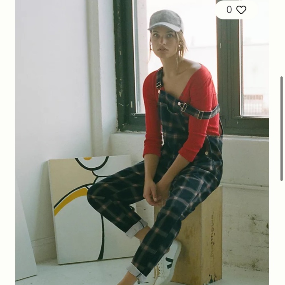 WeWoreWhat Olympia Slim Overalls sz M